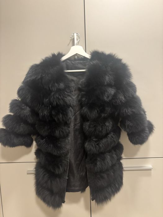 Палто естествен косъм може да се носи дълго и късо