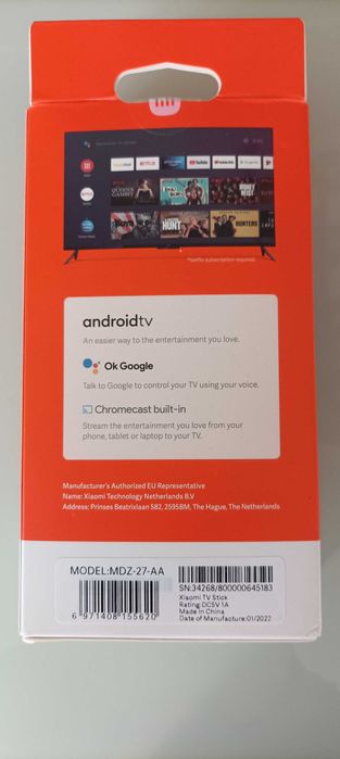 Xiaomi TV Stick 4K, Android TV 11