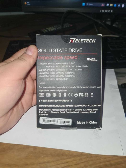 продам ssd m2 mvme 2TB 7500mb