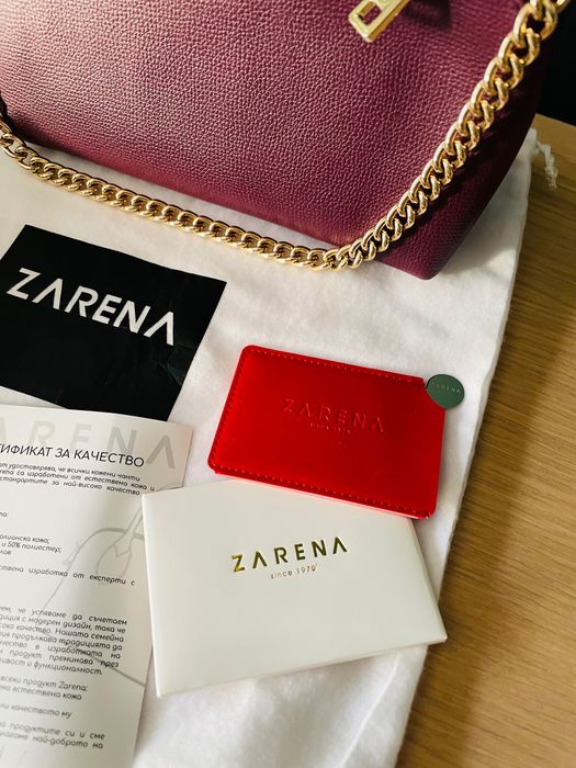 Чанта на Zarena / бордо