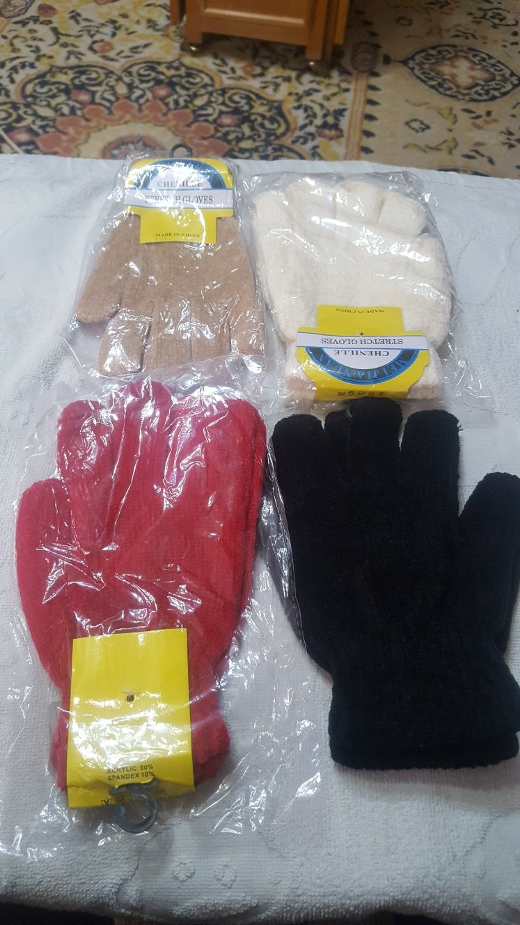 mănuși catifea pentru  femei