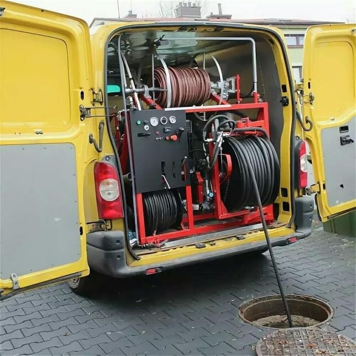 Прочистка канализации,Крот машина