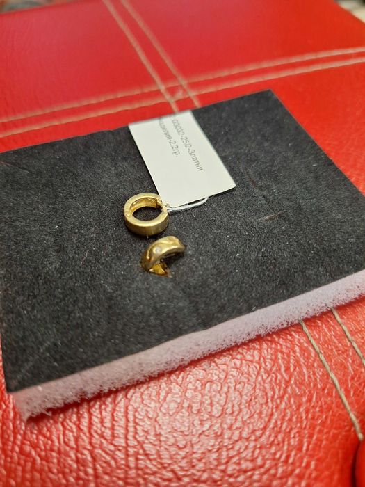 Дамски златни обеци - 2,20 гр.