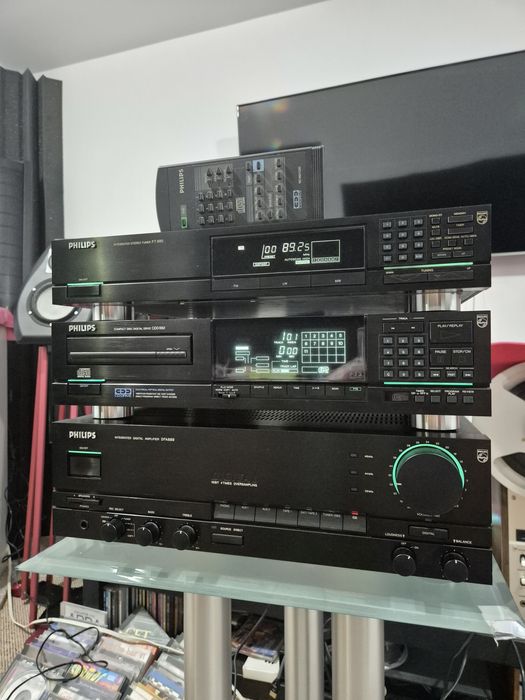 Philips CD 882 DFA 888 cu TDA 1541 A S1 Single Crown si FT 880 Tuner