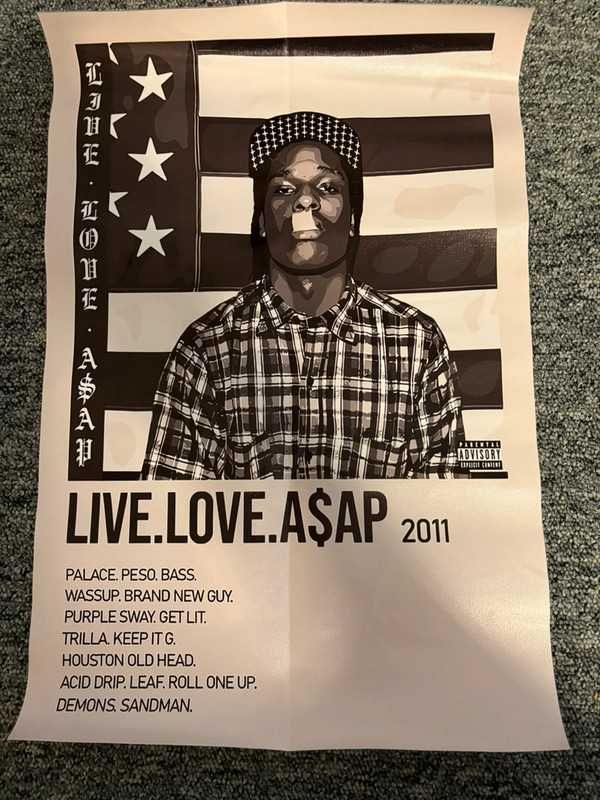 Poster ASAP Rocky "Live.Love.A$ap" + Poster Future "I Never Liked You"