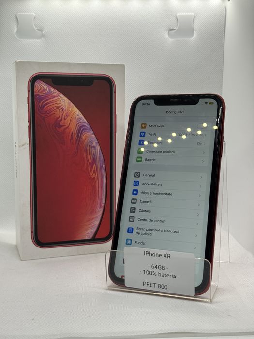 Magazin Vindem: Iphone XR, 64GB, 100% bateria