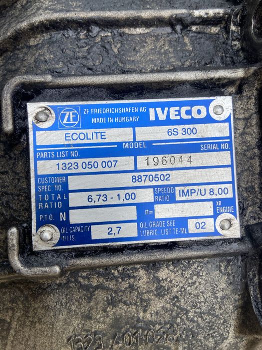 Vand cutie de viteza Iveco