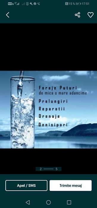 Puturi apa piloni denisipări adanciri absorbante