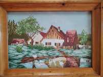 Гоблен с рамка дървена