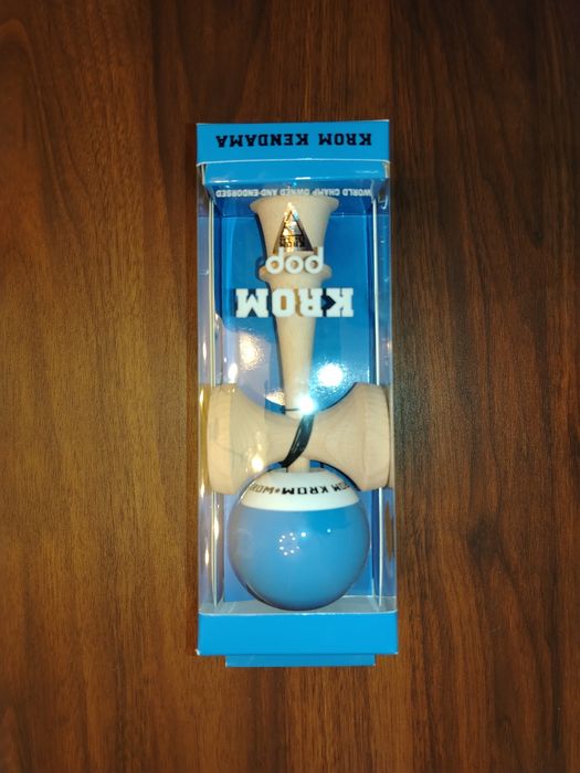 Krom Kendama - Blue Sticky Clear