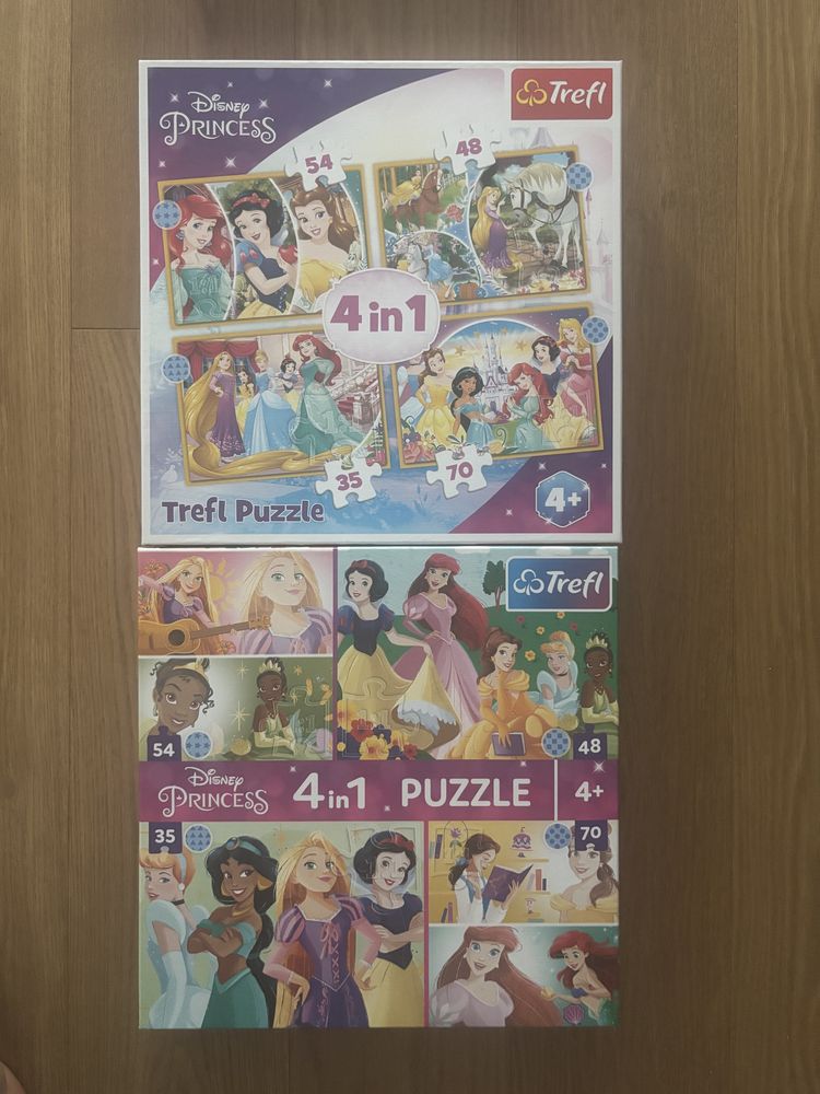 Puzzle 4 in 1 Trefl, 25 lei/cutia, 4+