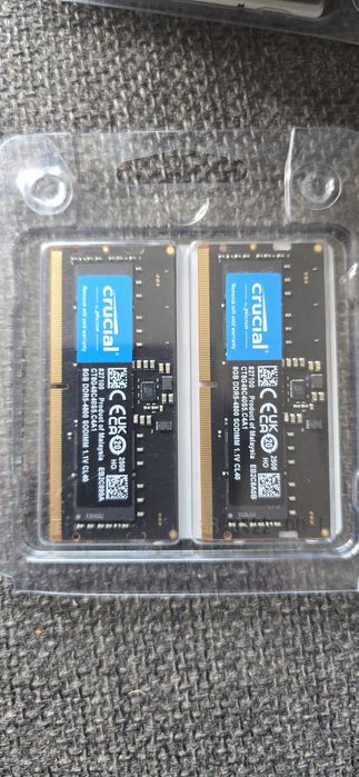 Ram Sodimm Crucial Kit 16Gb DDr5 4800 pt laptop Noi Garantie