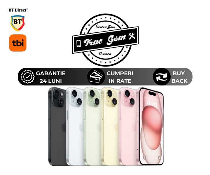 iPhone 15 Plus 256GB Green - GARANTIE 24 LUNI | TrueGSM