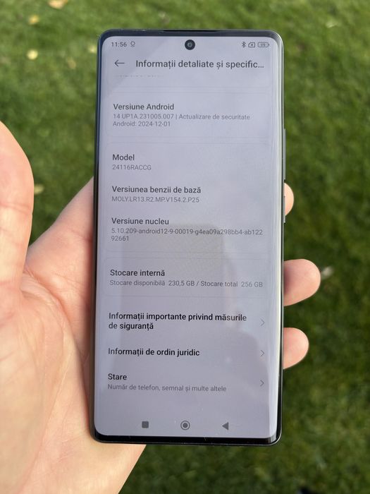 Redmi Note 14 Pro ca NOU 8GB + 4GB RAM si 256GB ROM original impecabil