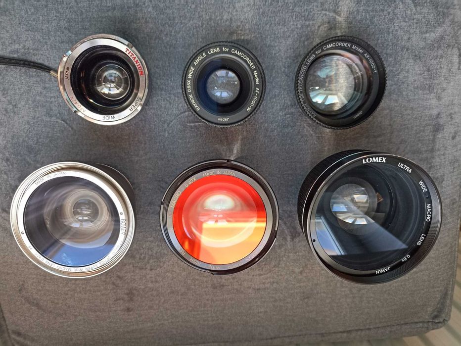 Obiective vechi wide pentru video si foto