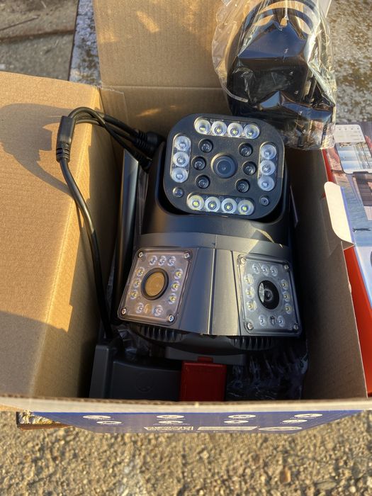 Camera Supraveghere Wireless 4GMegapixeli cu 3lentile si alarma Noi!