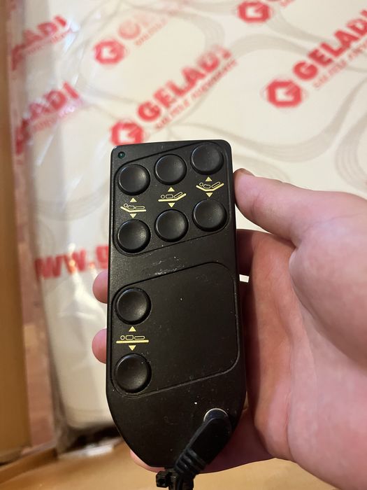 Pat medical electric cu telecomanda antiescarie