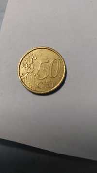 Moneda 50 cenți italia