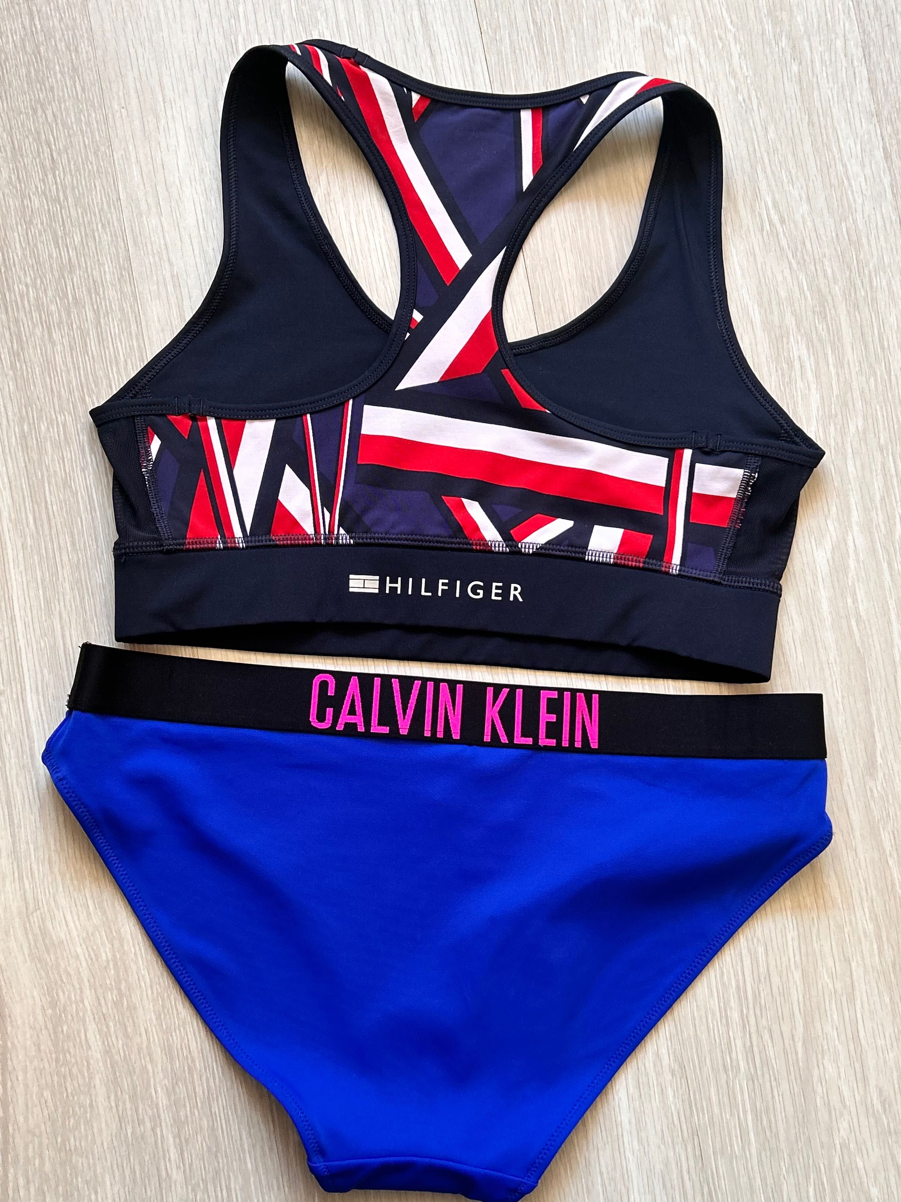 Calvin Klein нова долнище , Tommy Hilfiger спортен топ &  H&M