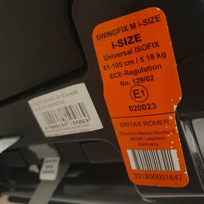 Scaun auto rear facing Britax Romer Swingfix M i -size