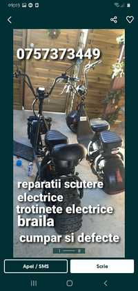 Reparatii scutere electrice și trotinete BRAILA