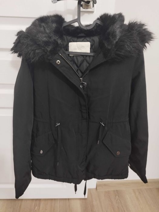 Черна парка ZARA, размер XS