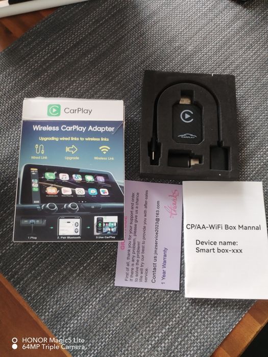 Car play wireless adapter