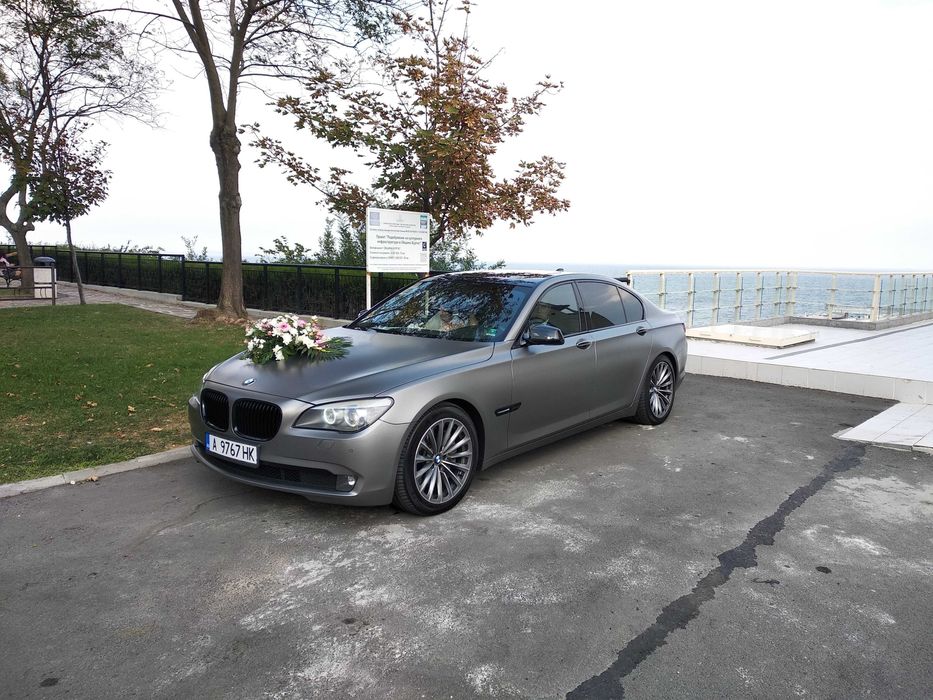 BMW 750i xDrive F01 • 2009 г. Индивидуален салон и боя сив мат
