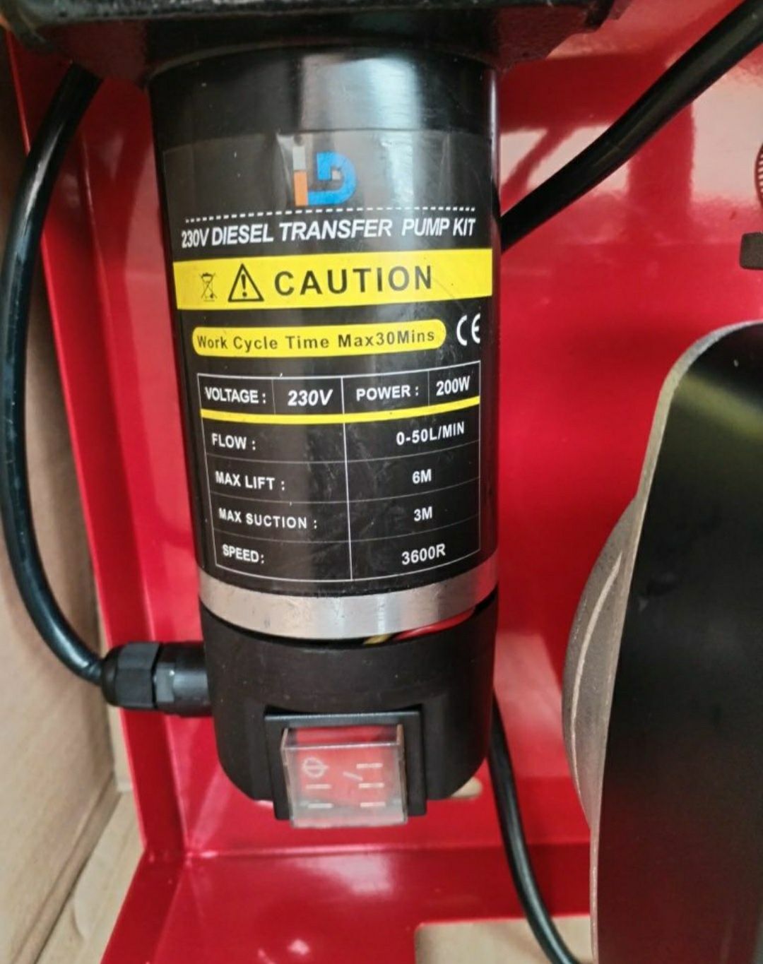 Pompa de trasefer diesel debit mare 60 l min noua