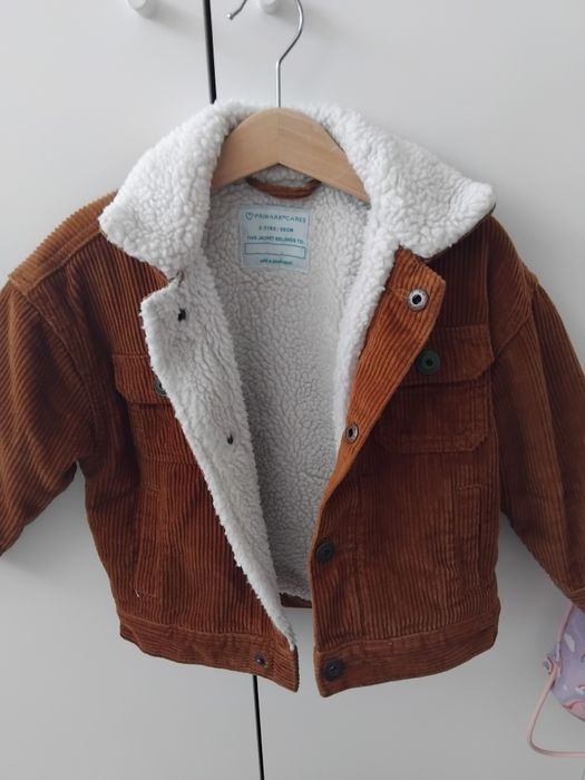 Джинсово яке с каракул за момче 98см