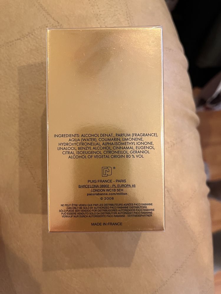 One million Paco Rabanne 50 ml