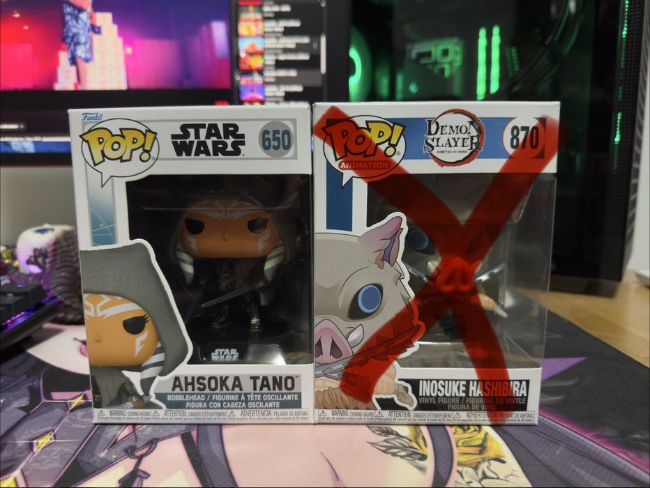 Funko pop star wars / demon slayer