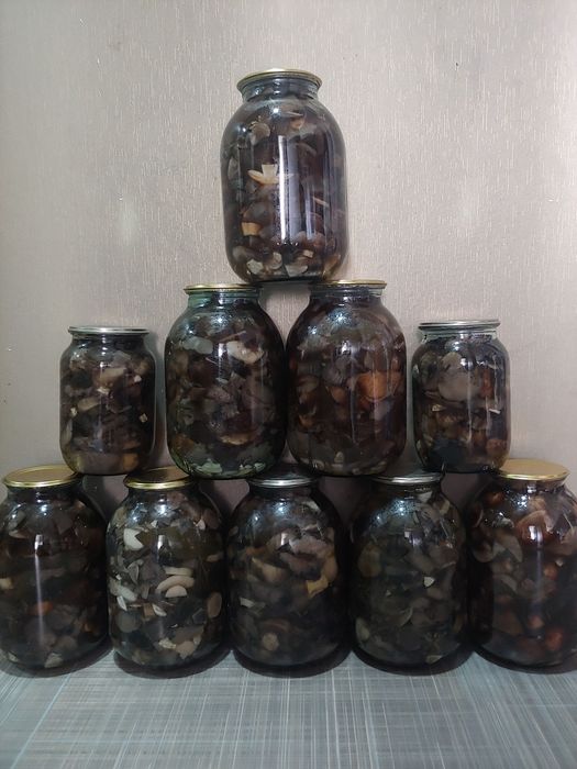 Грибы маринованные подосиновики
