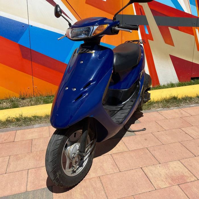 Honda Dio AF34 синий свежепригнанный скутер мопед 50 кубов