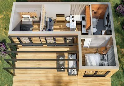 Дома под ключ в любом размере.