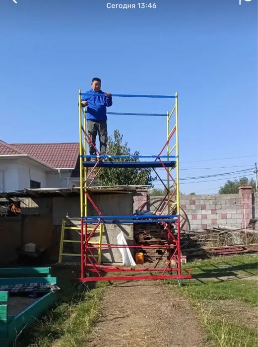 Вышка тура на колесах, леса