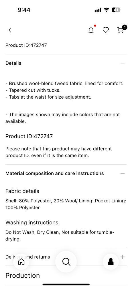 Дамски панталон uniqlo