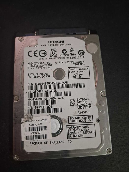 HDD PS3 Slim 320gb 2.5inch SATA3 6gb