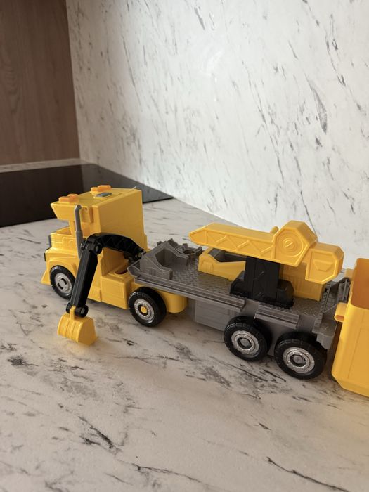 Set de joaca, camion cu excavator si figurina, Paw Patrol rubble