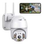 WIFI камера за видеонаблюдение, 5 MP 2160p, външно/вътрешно