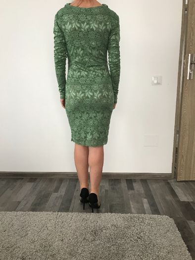 Rochie verde eleganta Monesse