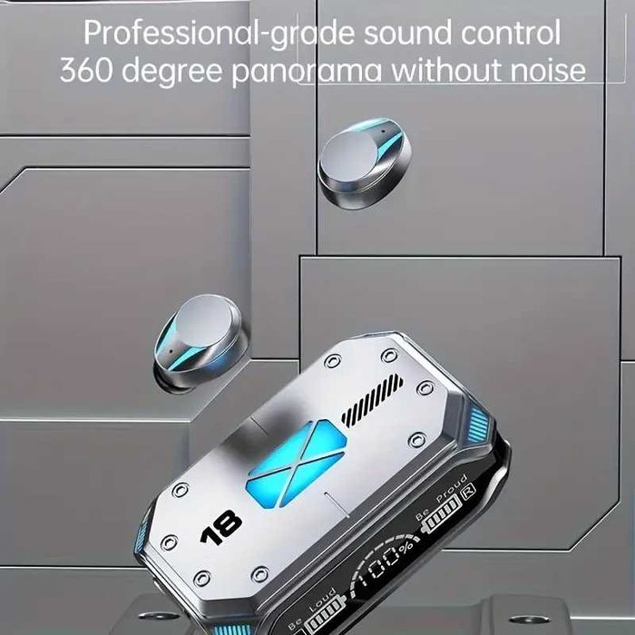 Căști bluetooth gaming cât și apeluri telefonice demențiale.