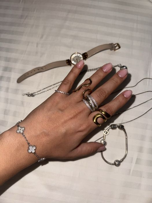 бесплатная доставка! серебро украшения часы браслеты цепочки кольца