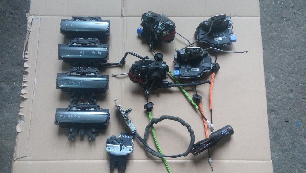 Ауди А8 Д3 Audi A8 D3 дръжки/ брави/ брава багажник