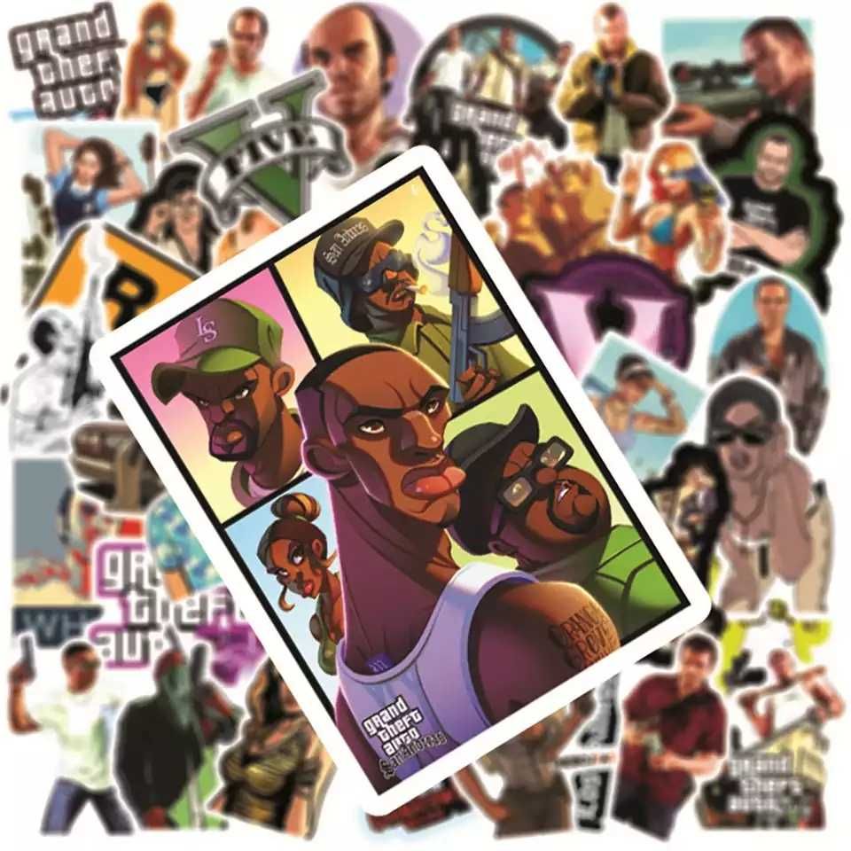 Стикери за декорация 50x - GTA - Grand Theft Auto / Rockstar Games