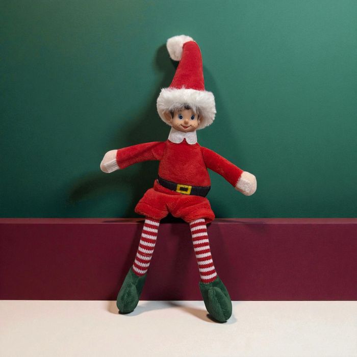 Коледна играчка елф (elf on the shelf тренд)