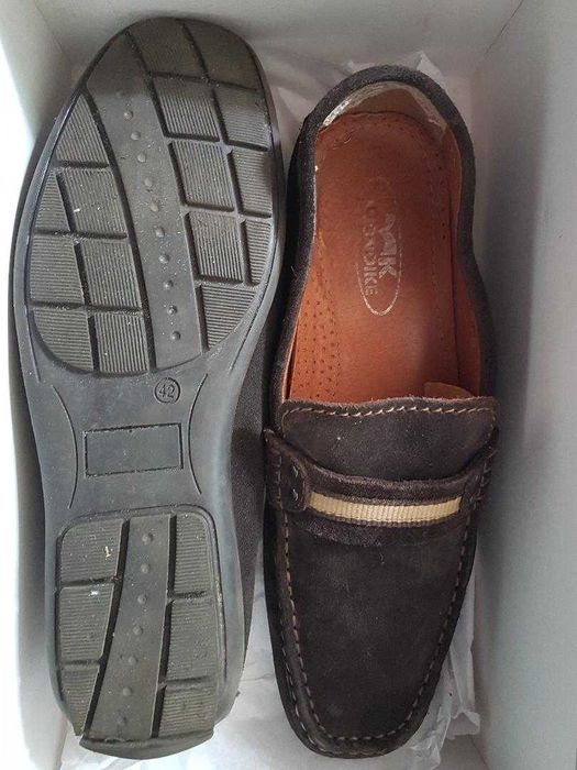 Pantofi 42 sport barbati piele intoarsa maro Am redus pretul!!