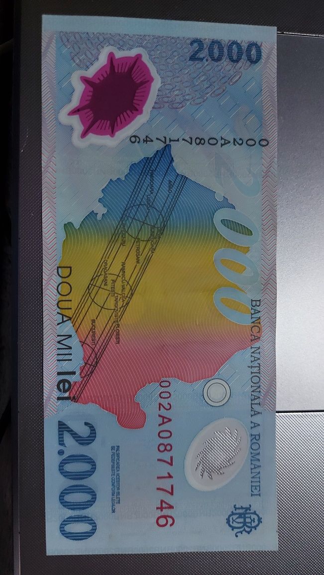 Bancnota 2000 cu eclipsa