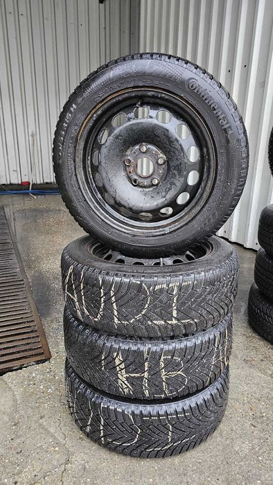 Jante Tabla AUDI Skoda / VW / Seat + Cauciucuri Iarna 205/55/R16
