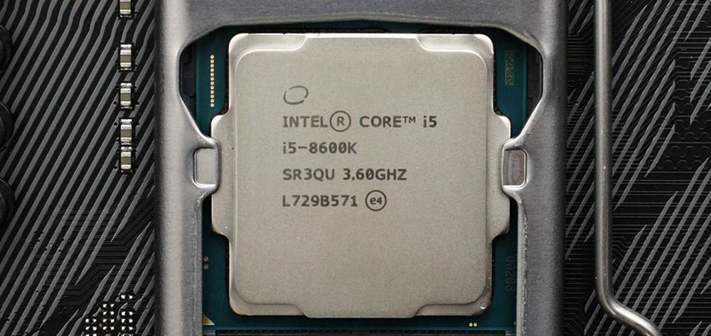 Процесор CPU Intel Core i5 8600K 6/6 ЯДРА DDR4 LGA 1151 95W OVERCLOCK